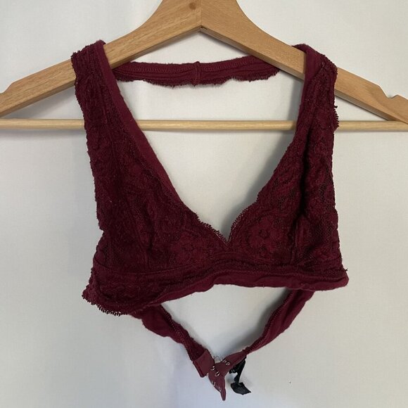 Urban Outfitters Out from Under lacy pink halter top women's size s bra bralette - Picture 1 of 4